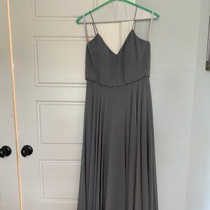 Dusty Blue/Gray Jenny Yoo Inesse Bridesmaid/Formal Dress